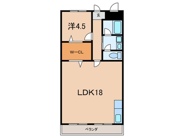 ハイツニュー多聞の物件間取画像